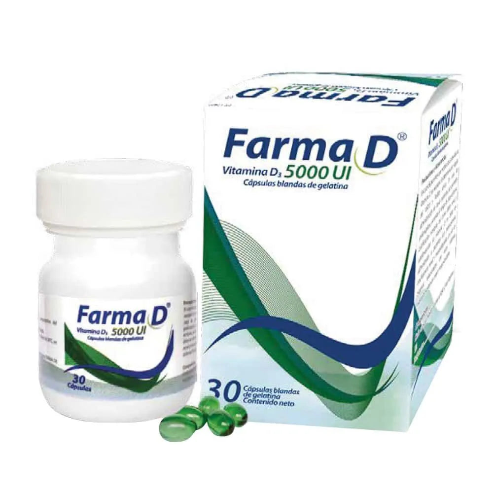 Farma D 5000UI Cápsula Blanda