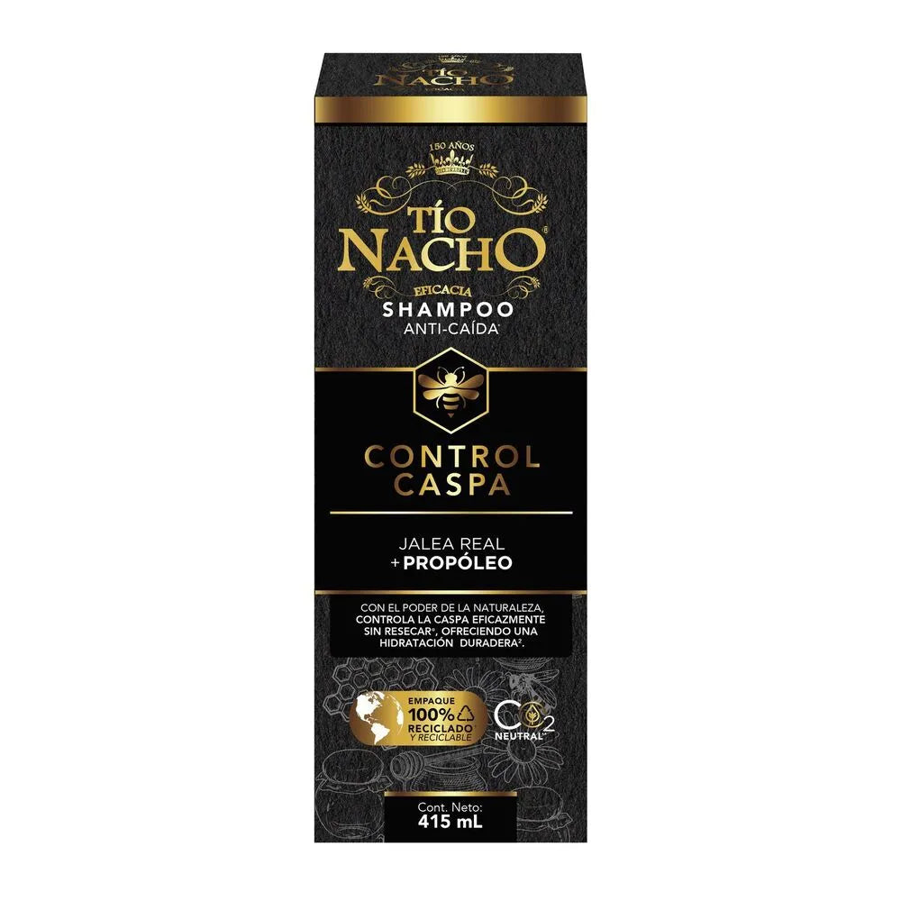 Shampoo Tio Nacho Control De Caspa Propóleo Botella 415 mL
