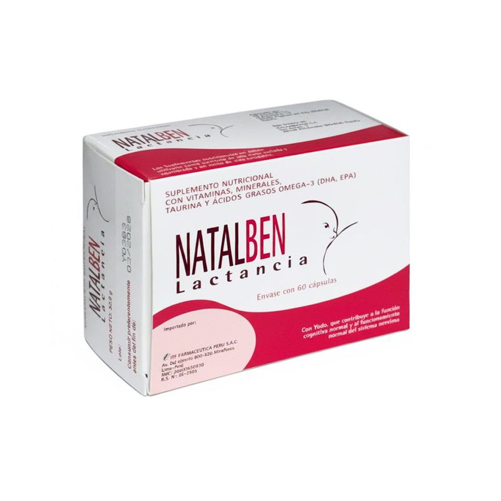Natalben Lactancia Cápsulas Caja x 60 und