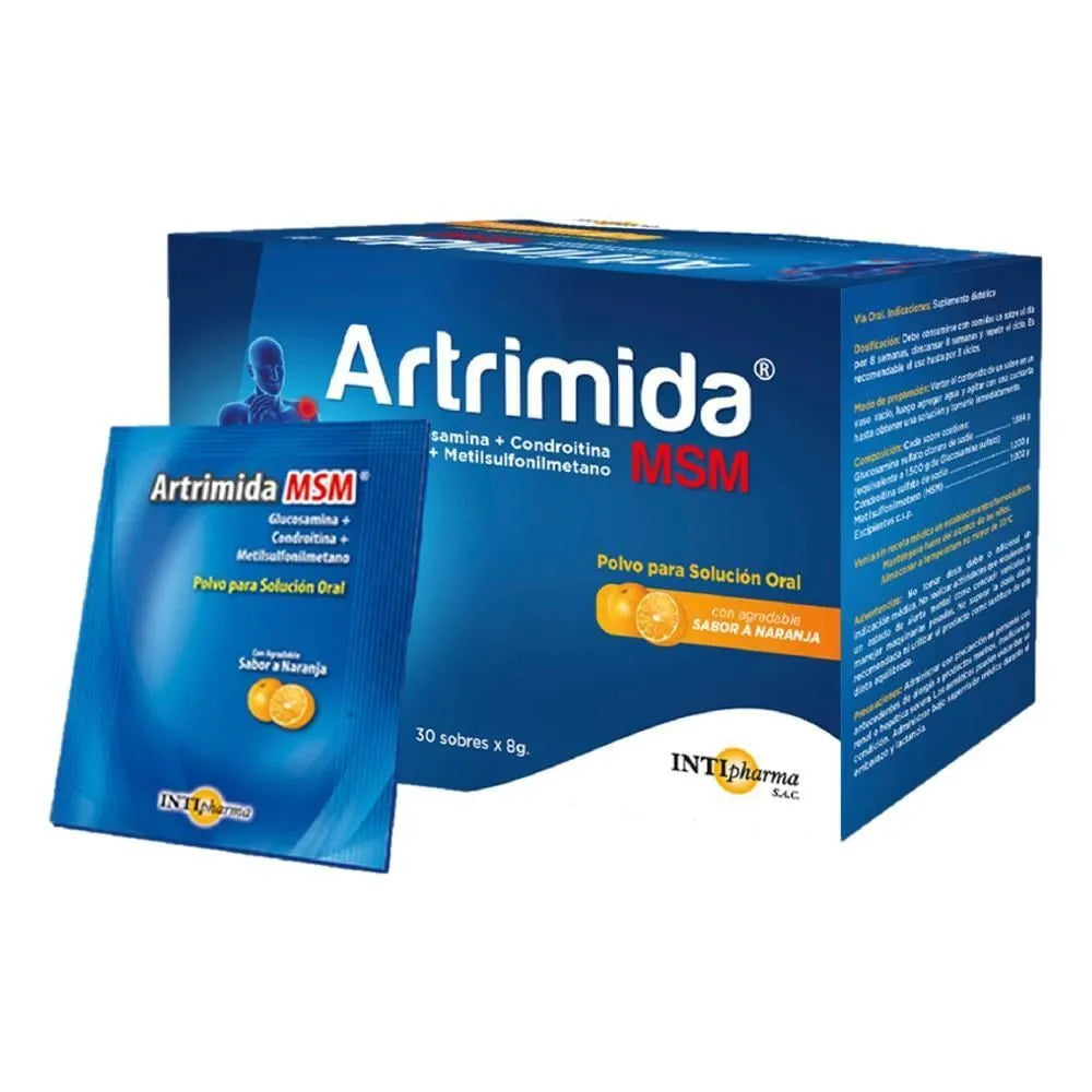 Artrimida MSM Polvo para Solución Oral Sabor Naranja Sobres

