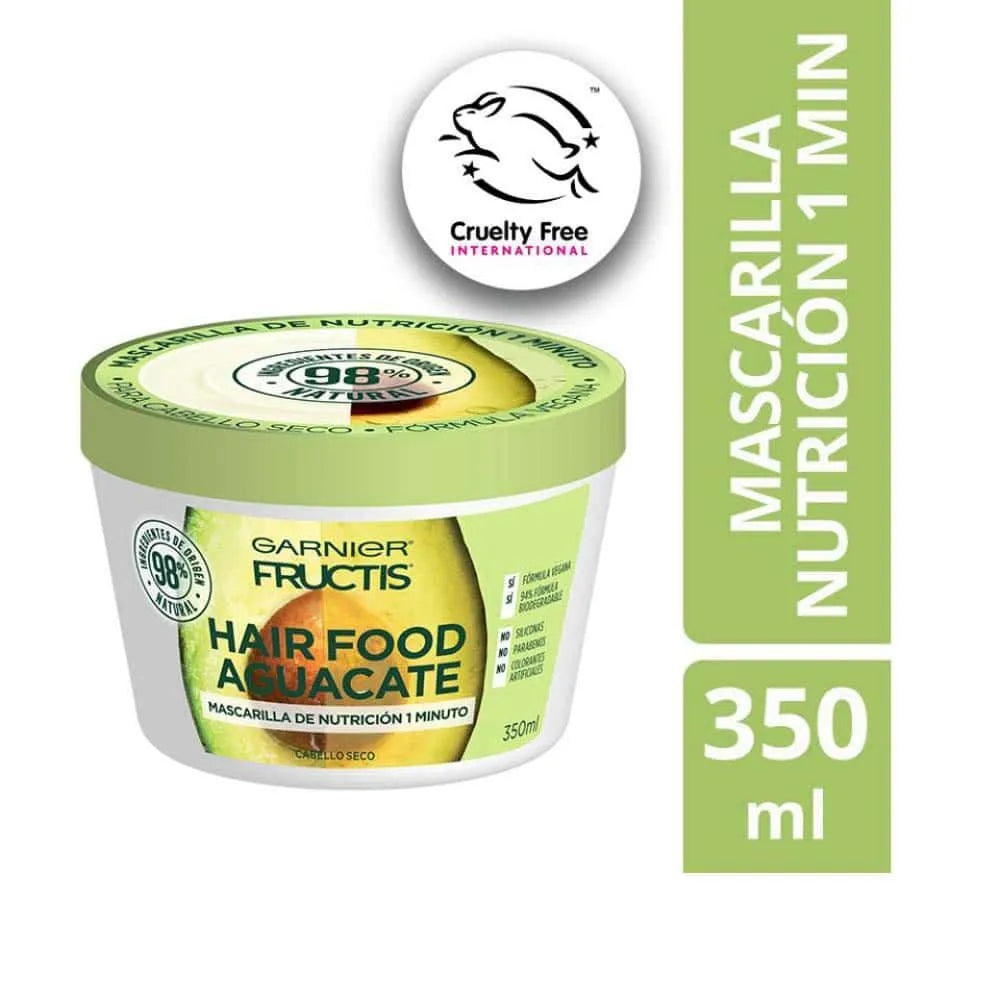 Mascarilla para el Cabello Fructis Nutritiva Hair Food de Palta – Pote 350 ml