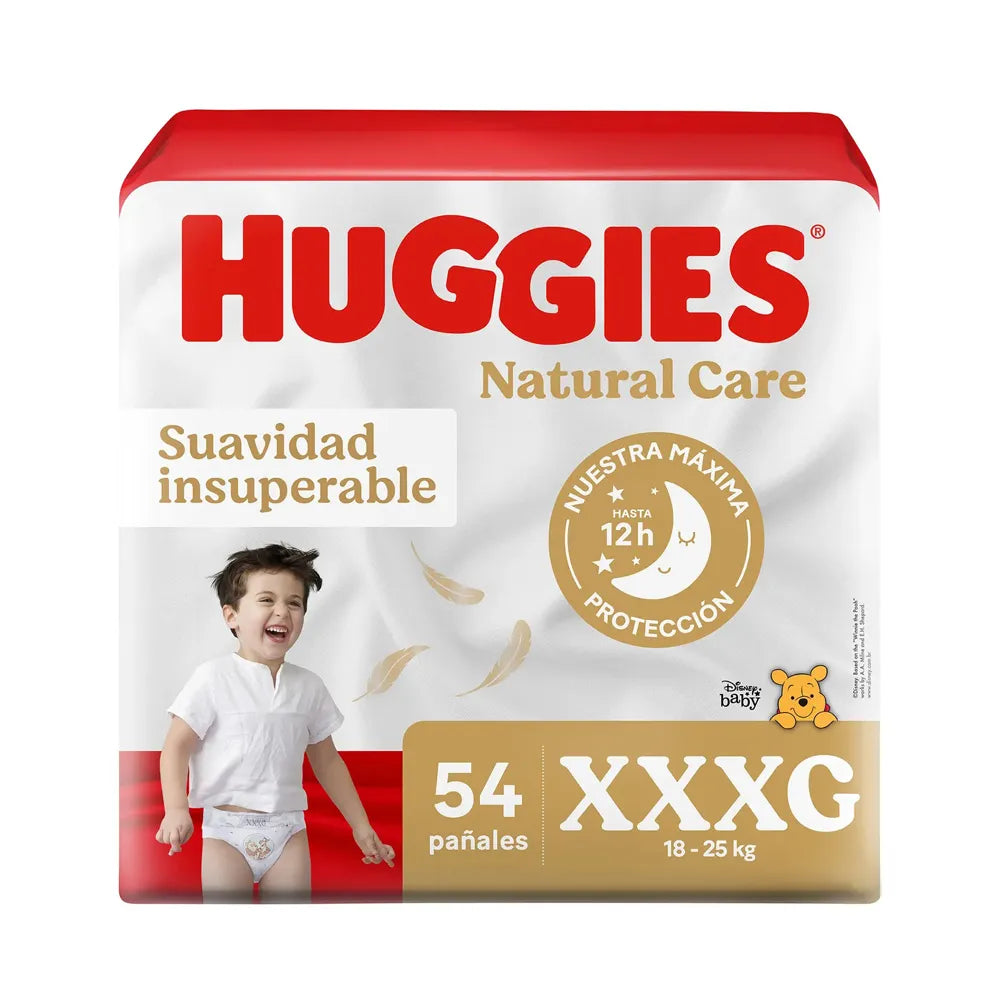 HUGGIES NATURAL CARE XXXG X 54