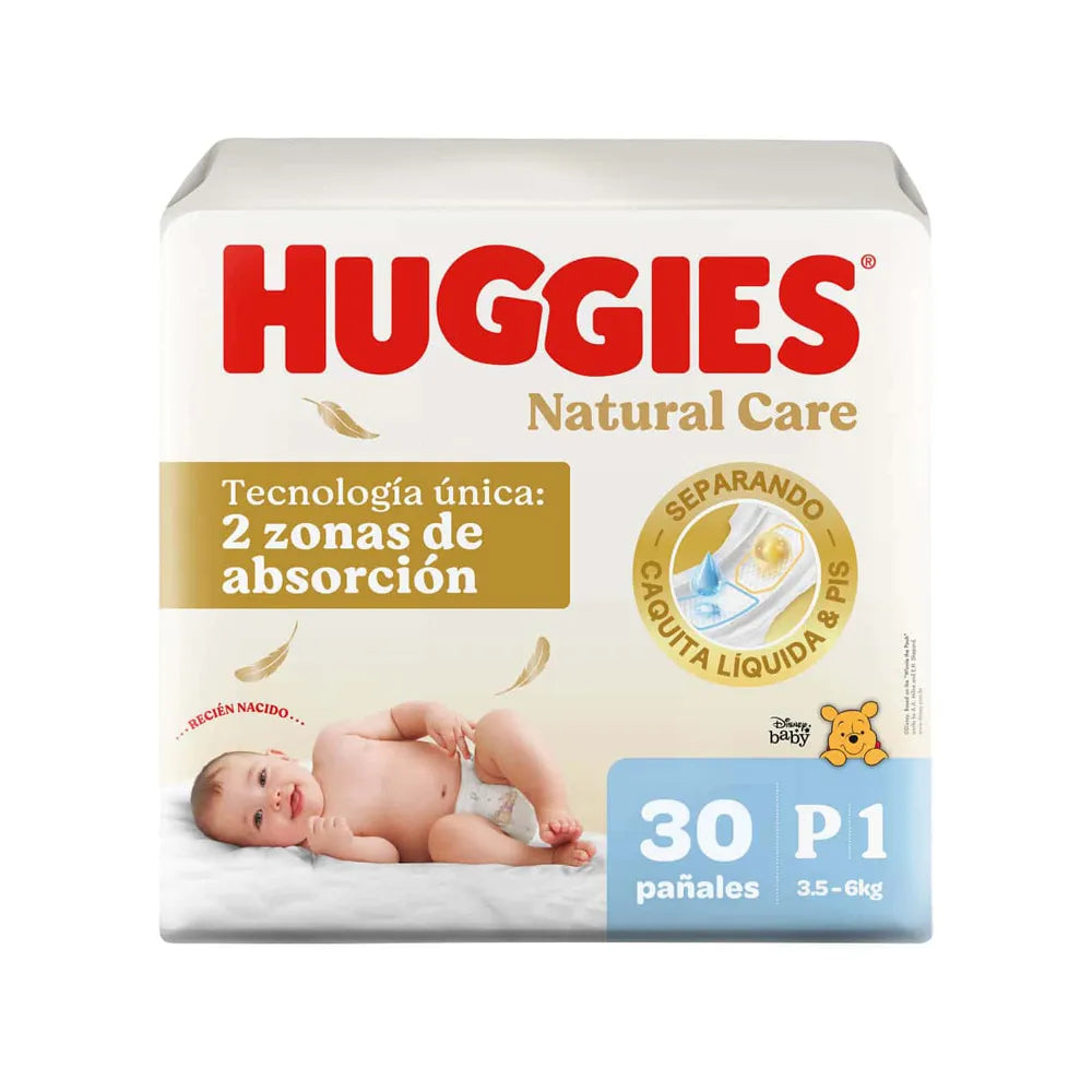 HUGGIES NAT CARE PEQUENO X30