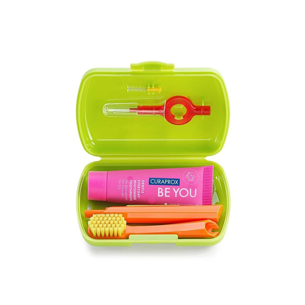 SET CURAPROX DE VIAJE VERDE