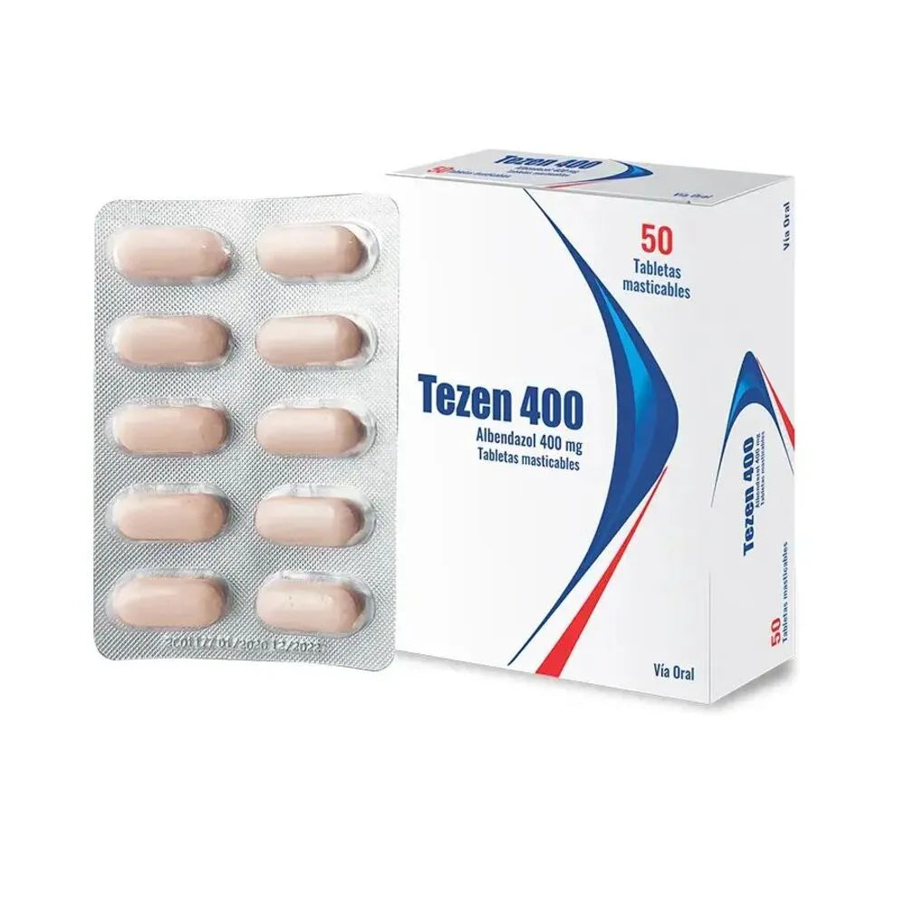 Tezen 400Mg Masticables Caja 50 und