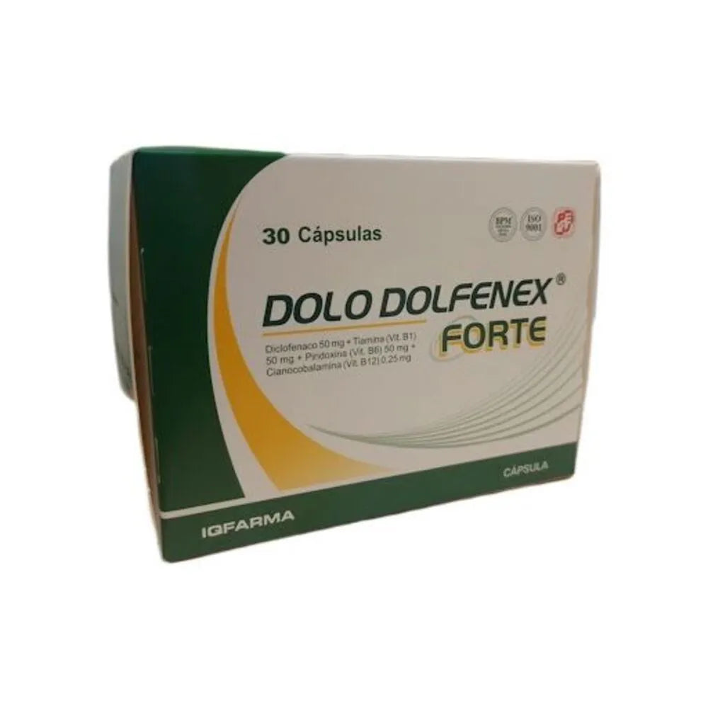Dolo Dolfenex forte caja x 100 unid
