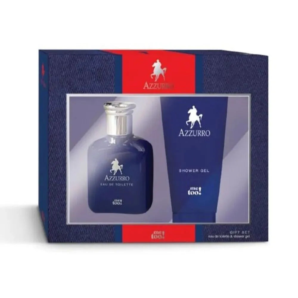 Set perfume hombre Azzuro 100 ml + Shower gel