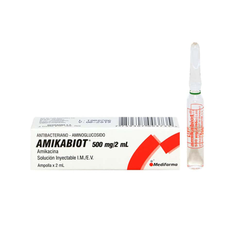 Amikabiot 500 Mg X 3 Ampollas