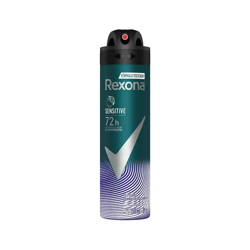 Desodorante En Spray Rexona Men 72 Horas Sensitive 150 Ml