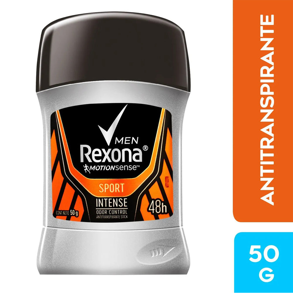 Antitranspirante en Barra Rexona Men Sport Intense Envase 50 g 