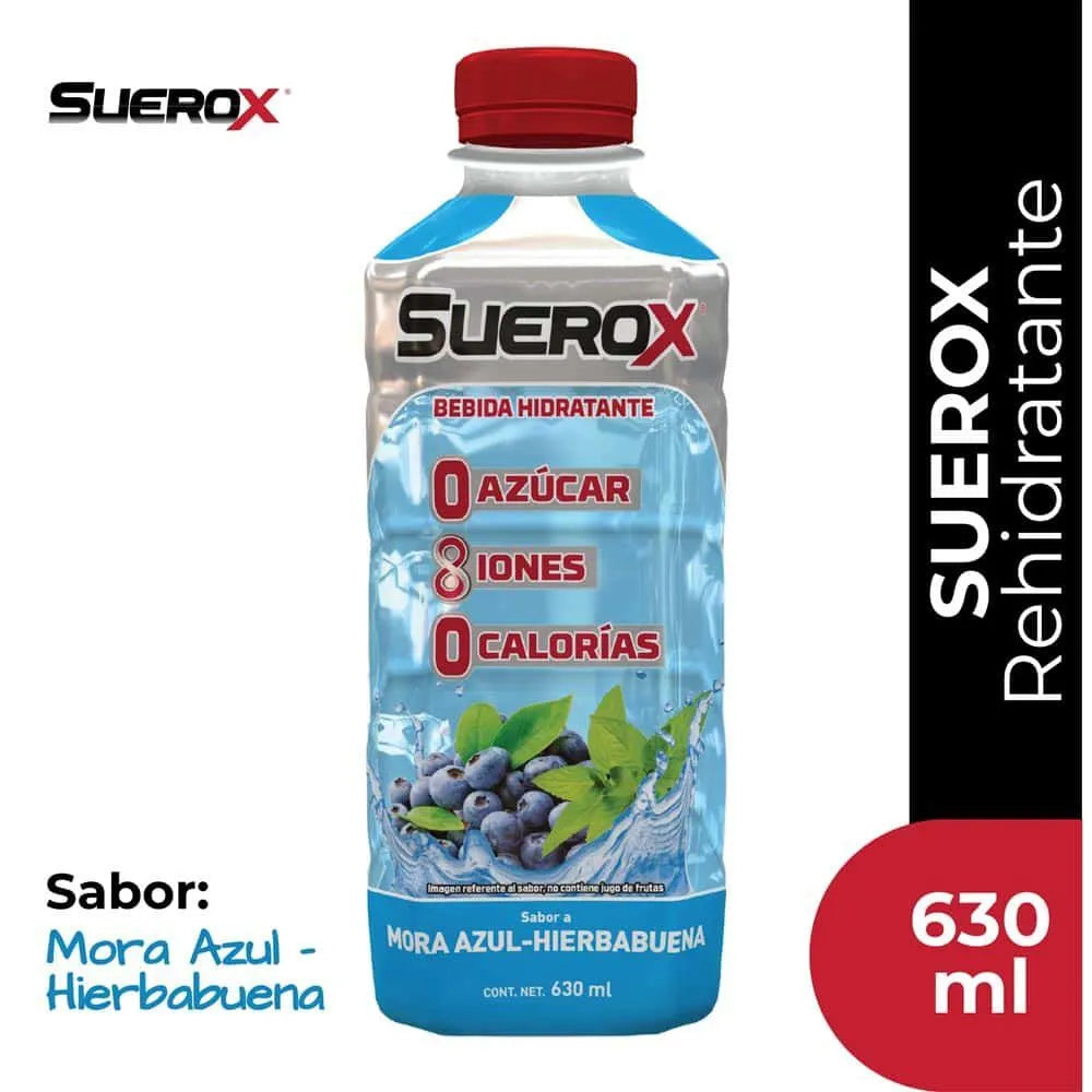 Suerox Mora Azul-Hierbabuena Frasco 630ml
