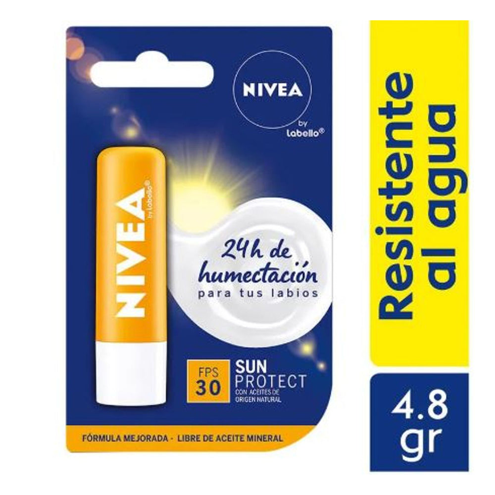 Protector Labial Nivea Sun Protect Fps30 x 4.8 g