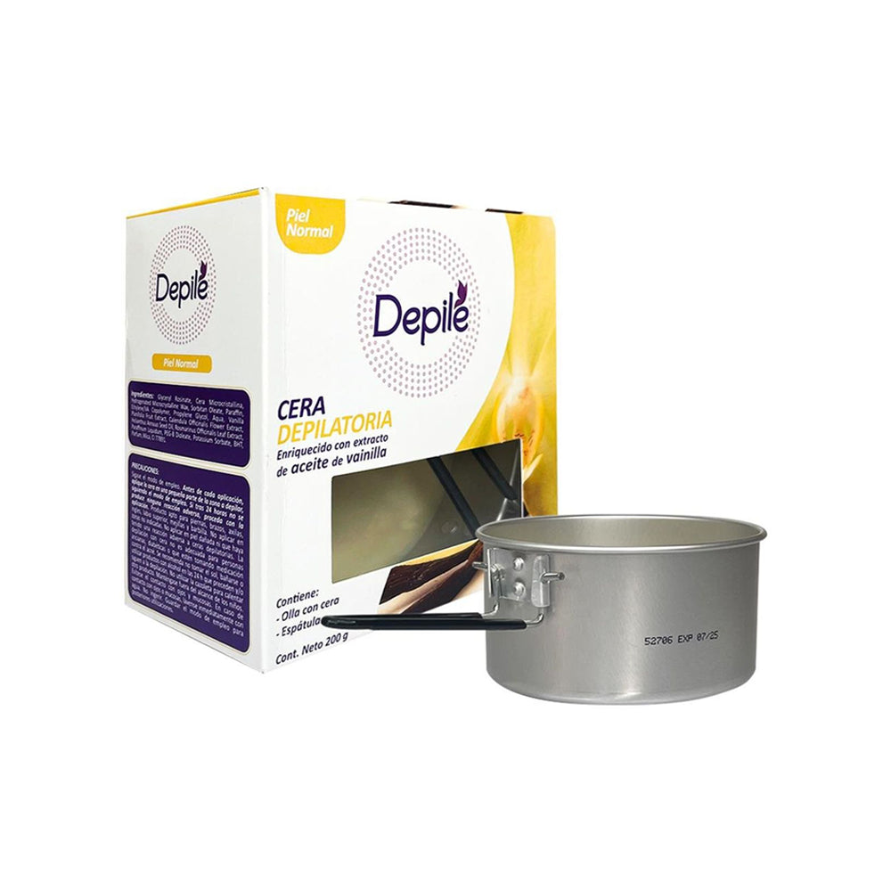 Cera Extracto Aceite de Vainilla Depile 200 Gramos