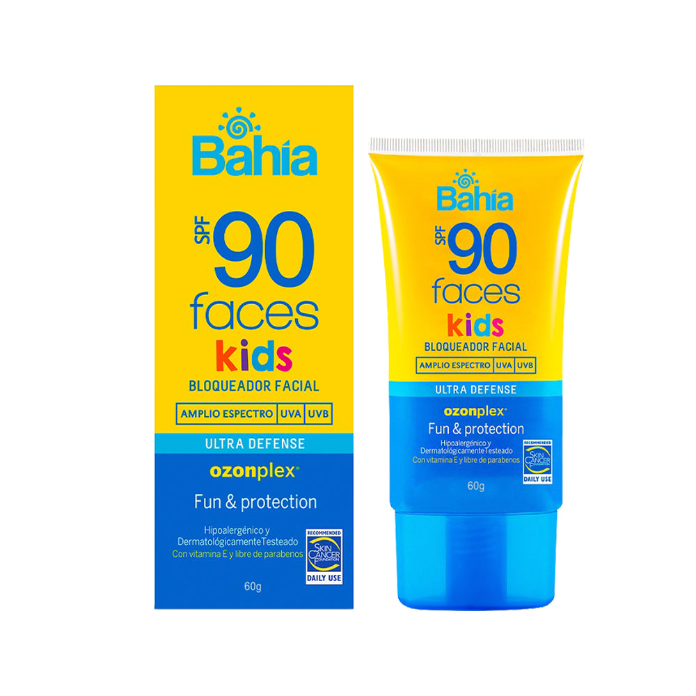 Bloqueador Bahía Faces Kids Spf90 60 g
