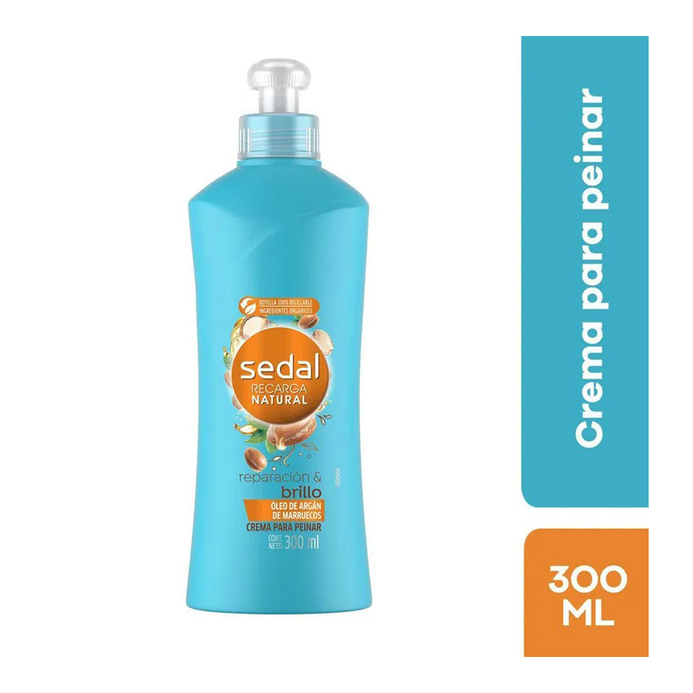 Crema para Peinar Sedal Bomba Argán Envase 300 mL