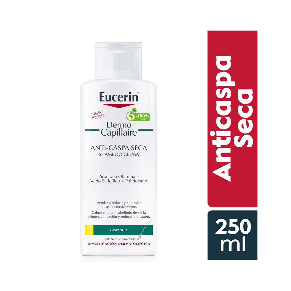 Eucerin DermoCapillaire Anticaspa Seca Shampoo Frasco 250 ml
