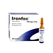 Ironfoc 100mg/5mL Solución inyectable Caja 5 und