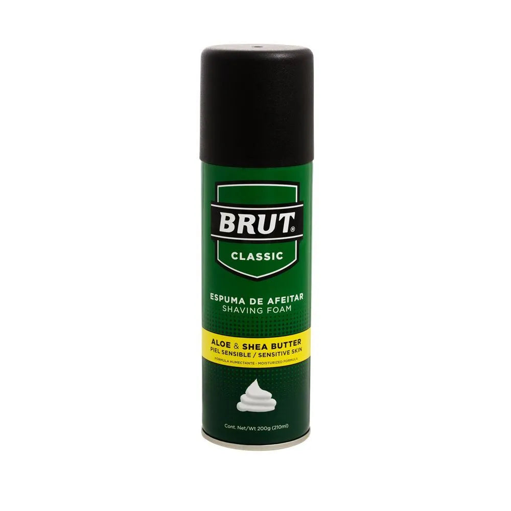 Espuma de Afeitar BRUT Piel Sensible Frasco 200g