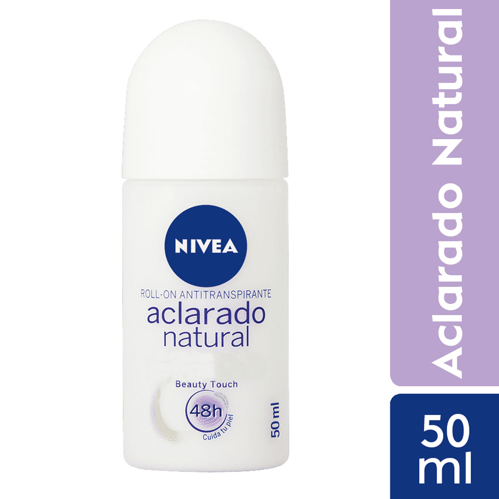 Desodorante NIVEA Aclarado Beauty Classic Touch Roll On 50ml
