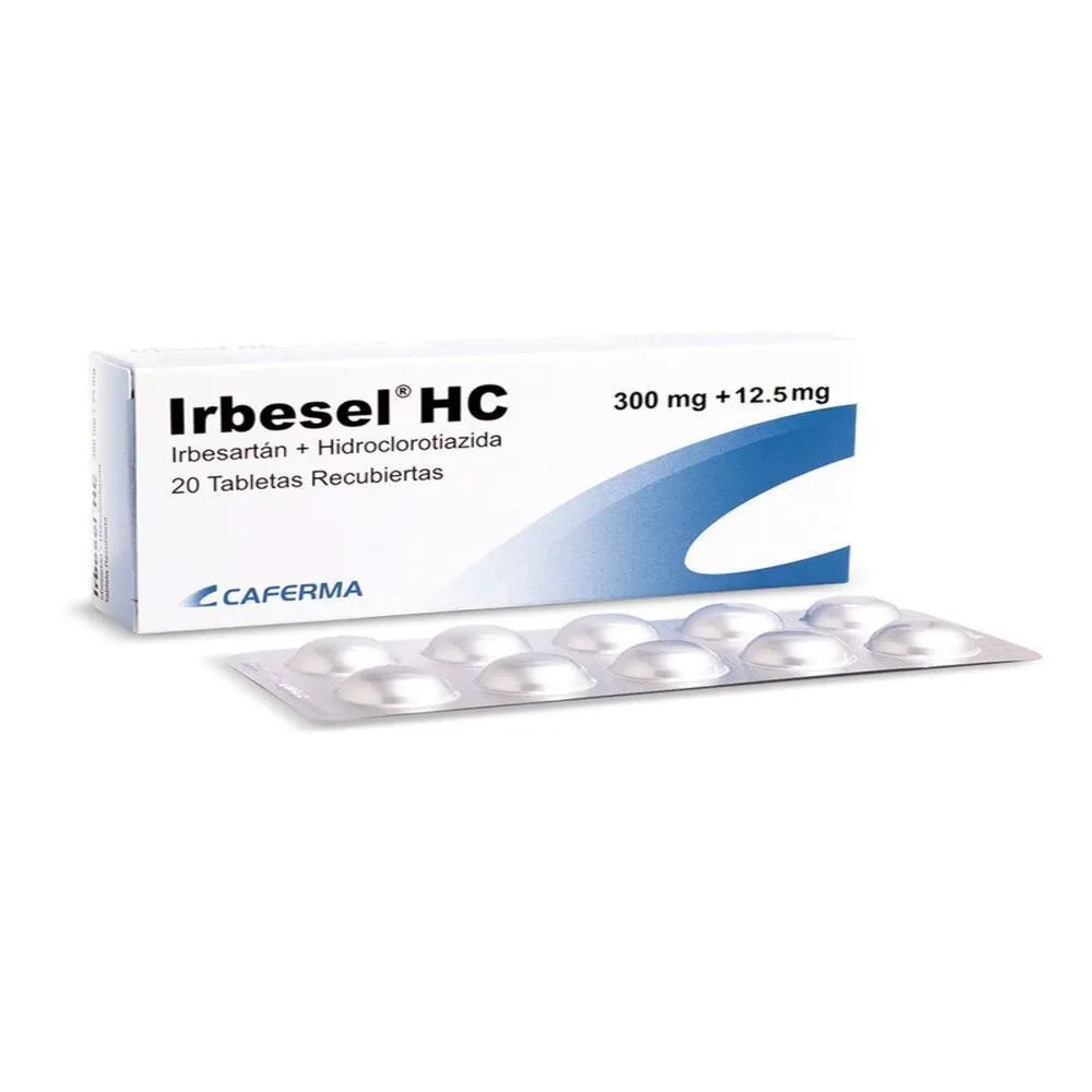 Irbesel HC 300mg-12.5mg Tabletas recubiertas 