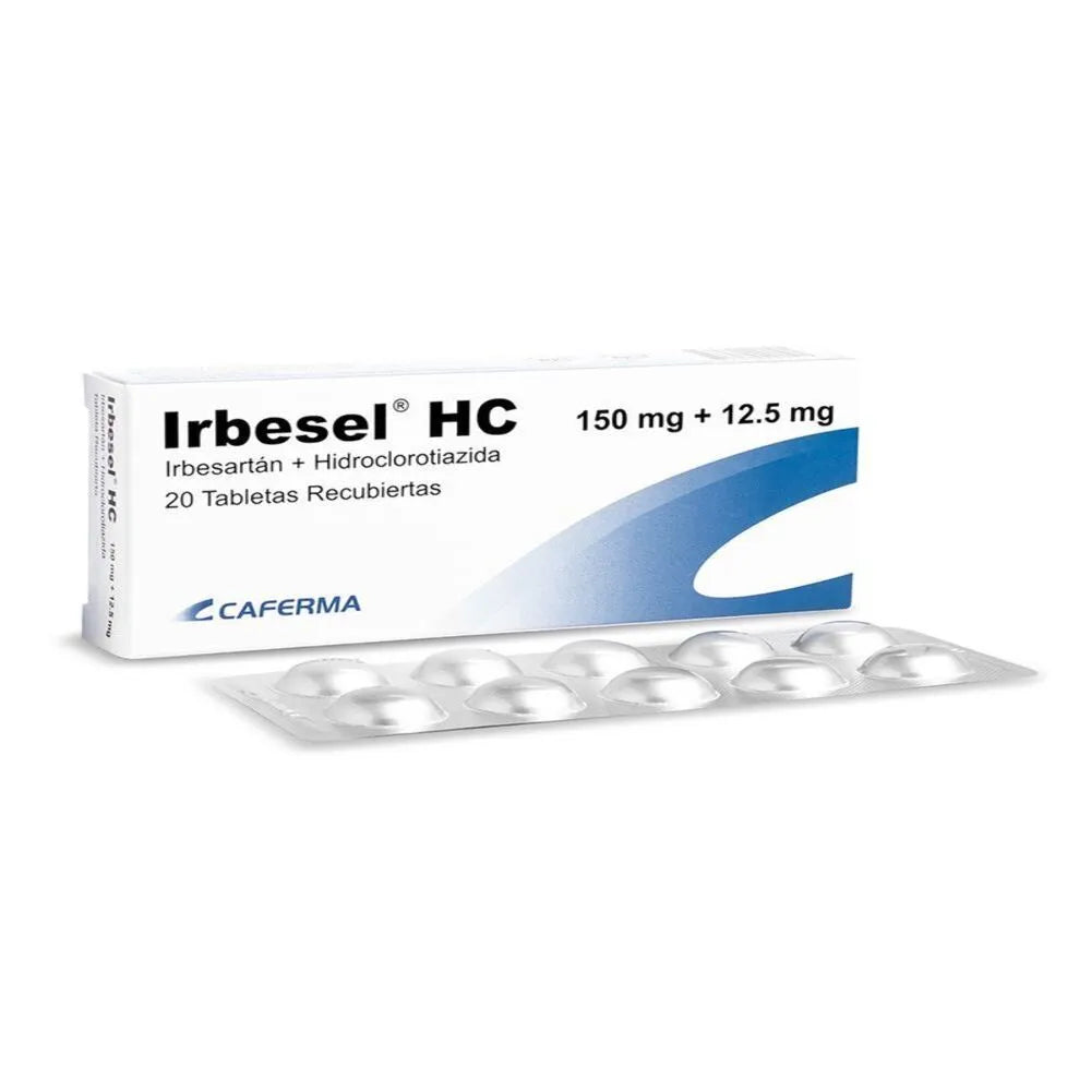 Irbesel HC 150 mg + 12.5 mg Tabletas