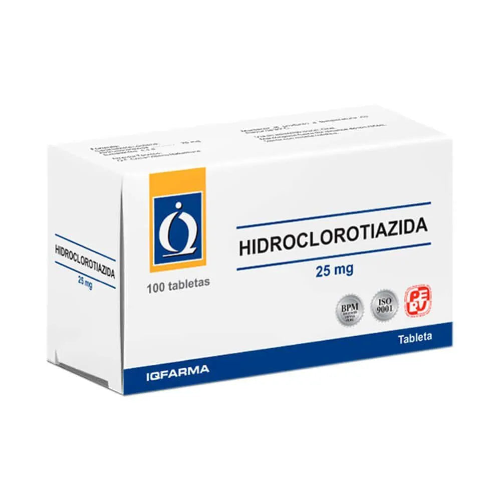 Hidroclorotiazida 25 Mg