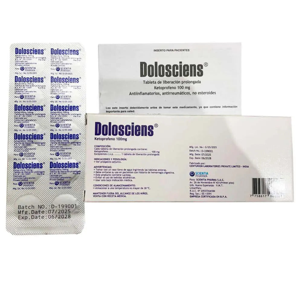 Dolosciens 100mg Tableta de Liberación Prolongada