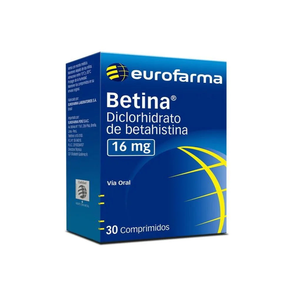 Betina 16 Mg Comprimidos